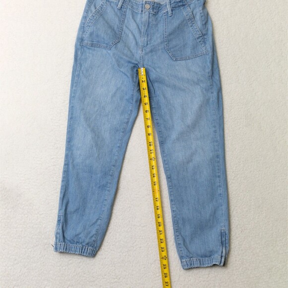 Paige Mayslie Jogger Light Wash Jeans Women's Sz 29 - Picture 11 of 16